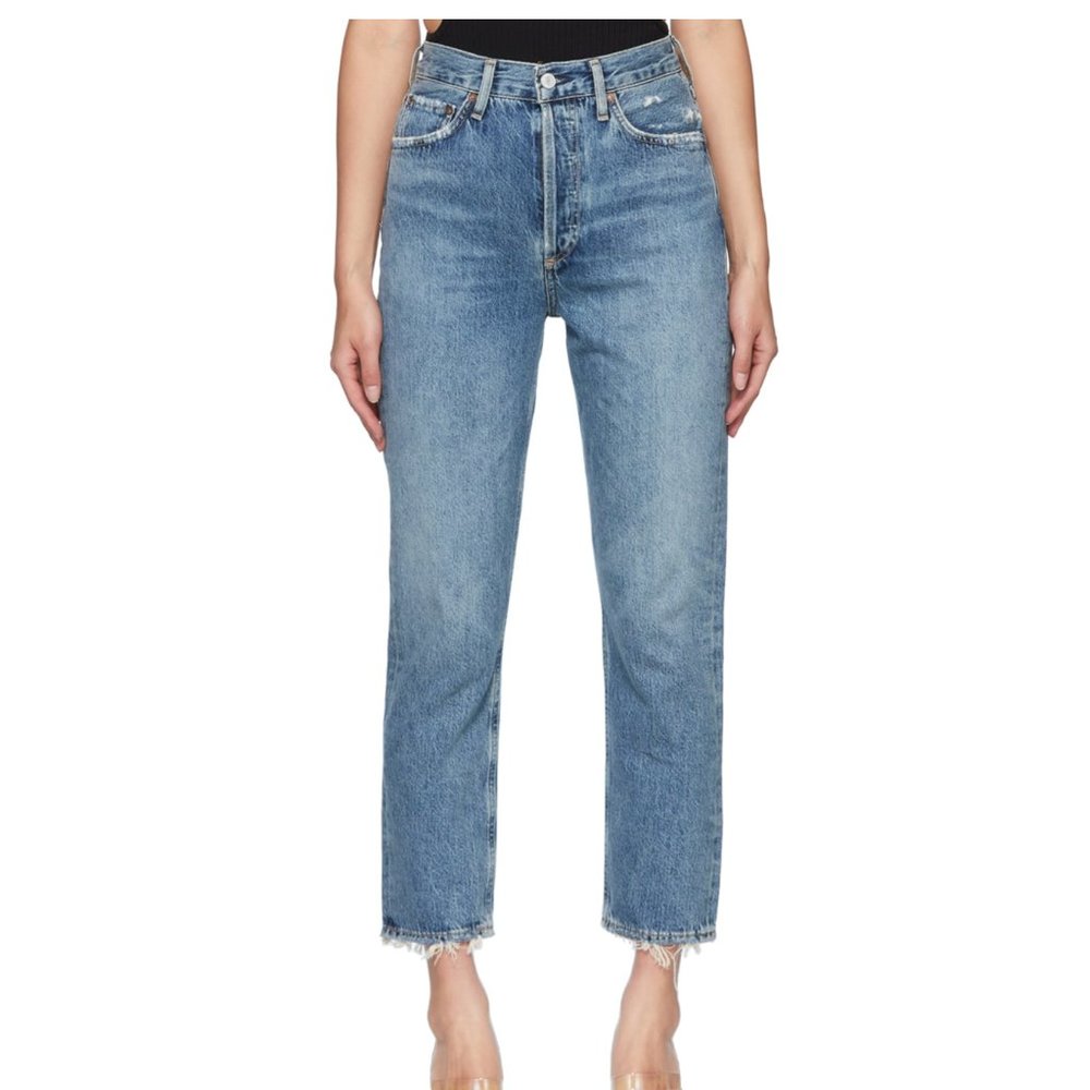 AGOLDE Blue Riley Jeans stretch denim jeans SZ 27